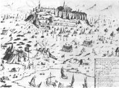 Bombardement de l'Acropole par Morosini (Cliquer pour agrandir)